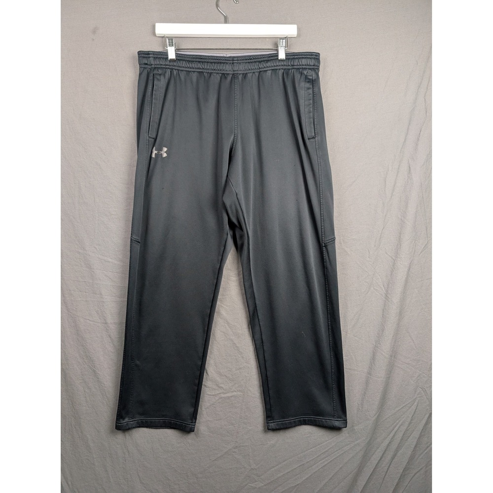 Under Armour Mens ColdGear Loose Fit Athletic Sweatpants Gray Large